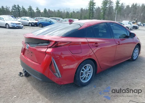 2018 Toyota Prius Prime Advanced from USA, damaged, VIN JTDKARFP0J3077479